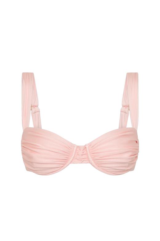 Faithfull The Brand - Sol Bikini Top - Blush - 女装 - 比基尼上装 - 粉色 商品图0