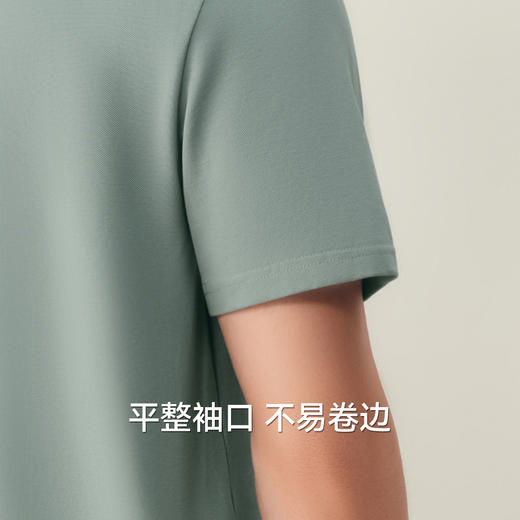 Threegun三枪 汗无痕翻领短袖男衫-T10012A01 商品图13