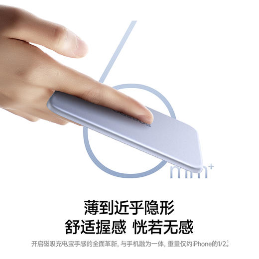 【潮电推荐】倍思 PicoGo AM71 卡片磁吸Air移动电源 5000mAh 22.5W 商品图2