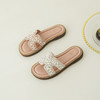 【轻奢钻饰】西村名物2026年夏季新款低跟平底钻饰优雅夏日拖鞋T26BJ20171 商品缩略图0