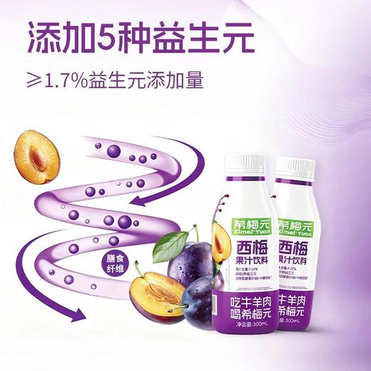 希梅元西梅果汁饮料300mlx10瓶 商品图3