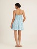 PEONY - Ruched Mini Dress - Paper Daisy - 女装 - 连身裙 - 浅蓝花色 商品缩略图3