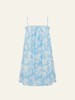 PEONY - Ruched Mini Dress - Paper Daisy - 女装 - 连身裙 - 浅蓝花色 商品缩略图0