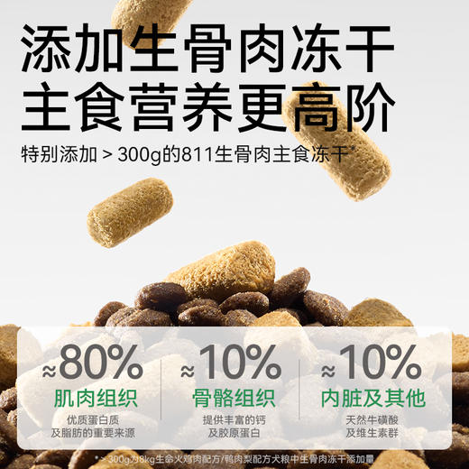 帕特全价成年期犬粮PC0149-151 （火鸡肉配方、生骨肉混合） 商品图4