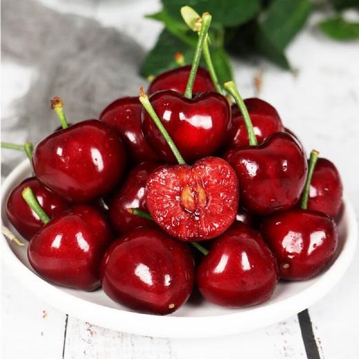 本来果坊·大连暖棚美早樱桃JJ级彩箱装900g 商品图0