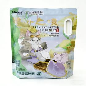 伊贝思 纯境系列 豆腐猫砂 原味 6L