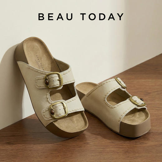 BeauToday 厚底勃肯凉拖38552 商品图2