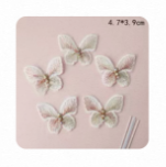 2026年母亲节刺绣蝴蝶-香槟色5只*1包