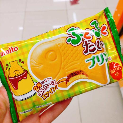 【新品限时购】美托鱼造型布丁味夹心饼干 16.8g/153052 商品图0