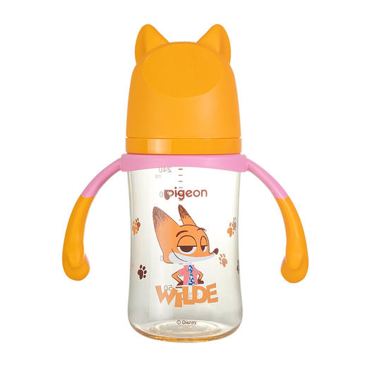 贝亲迪士尼自然实感Ⅲ宽口径PPSU双把手彩绘奶瓶240mL 商品图1