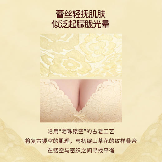 好奇蜜斯蕾丝夏季无钢圈性感内衣女聚拢小胸2026新款文胸罩宽肩带-维姬 商品图1