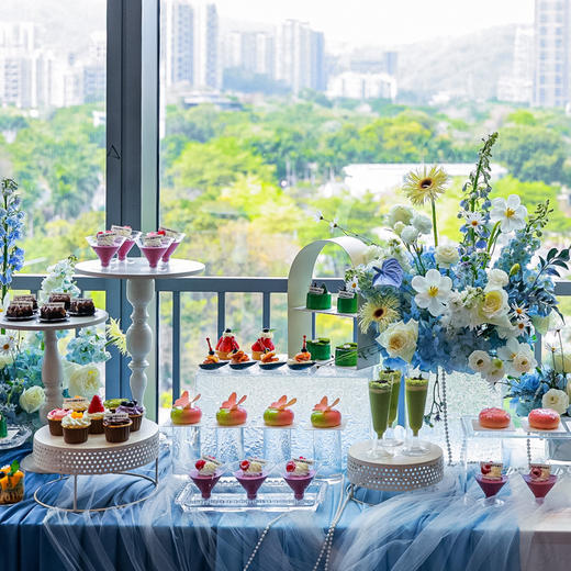 春·蓝色系甜品台 商品图1