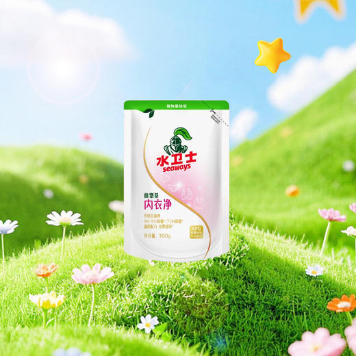 水卫士内衣专护洗衣液300g袋 商品图0