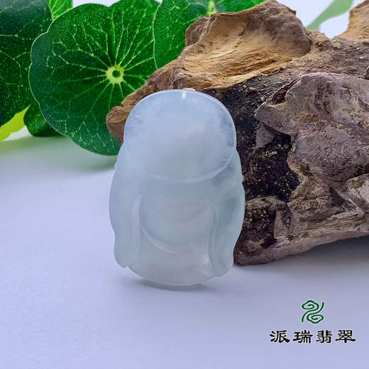 派瑞翡翠 翡翠佛 糯种 浅绿 商品图1