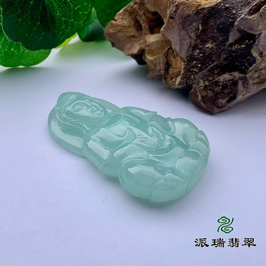 派瑞翡翠 翡翠观音 糯种 浅绿 商品图3