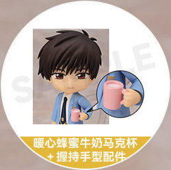 【活动赠品】粘土人 木之本桃矢 特典 暖心蜂蜜牛奶马克杯＋握持手型配件 商品图0