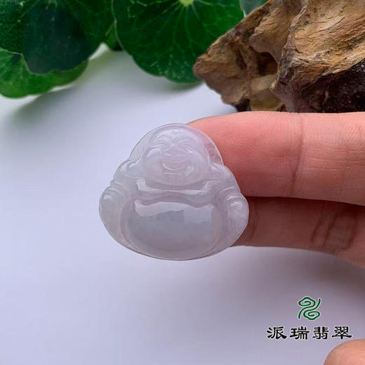 派瑞翡翠 翡翠佛 糯种 白色 商品图3