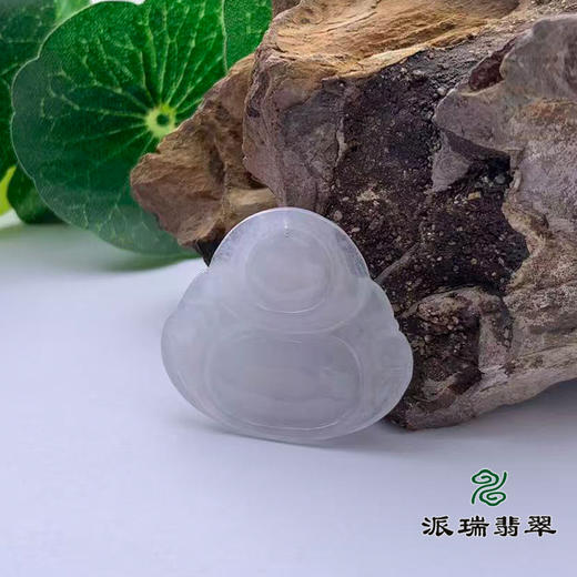 派瑞翡翠 翡翠佛 糯种 白色 商品图2