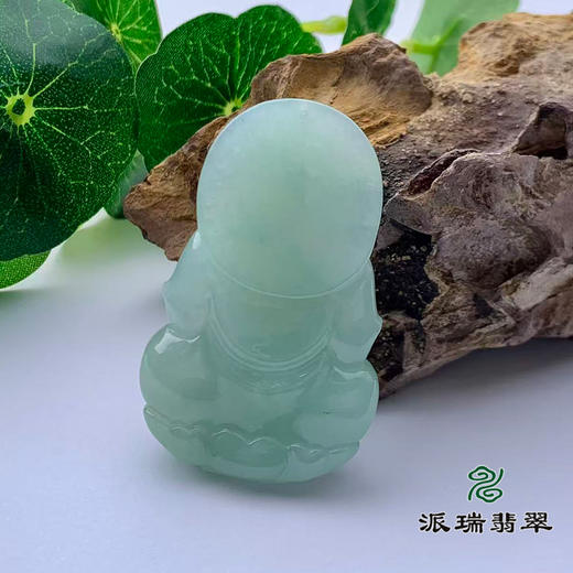 派瑞翡翠 翡翠观音 糯种 浅绿 商品图1