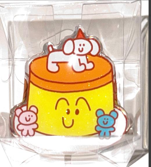 成都丨一只脏猴丨布丁滴胶夹子 商品图0