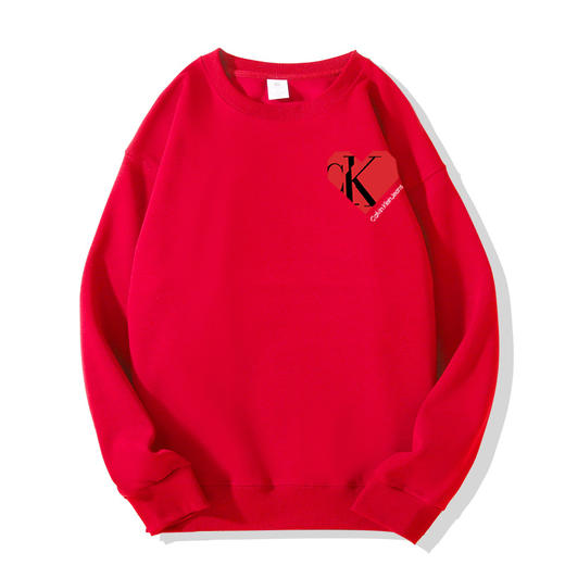 Calvin Klein 情侣款 爱心圆领卫衣 400220（多色可选） 商品图1