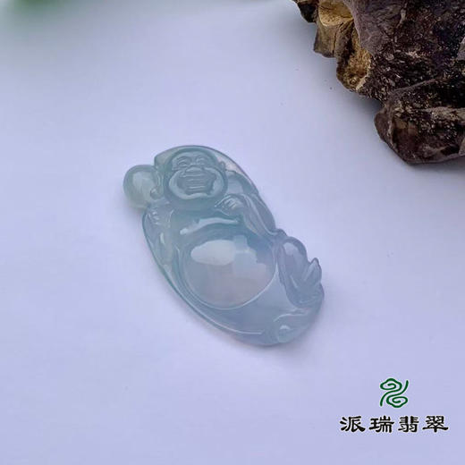 派瑞翡翠 翡翠佛 糯冰种 浅紫 商品图2