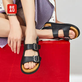 BeauToday 勃肯凉鞋软皮休闲鞋沙滩34571