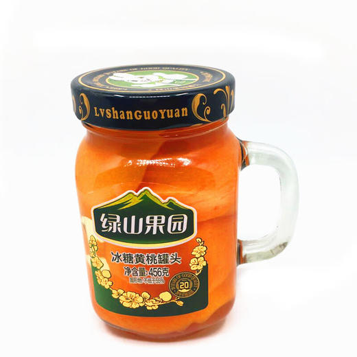 绿山果园把杯黄桃罐头456g 商品图0