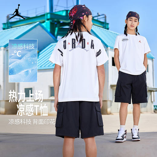 JORDAN 夏 大童小童 短袖T恤 JDB-TE-D983 商品图2