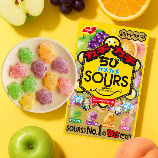 【新品限时购】诺贝尔乌龟形什锦水果味软糖 70g/064635 商品图1