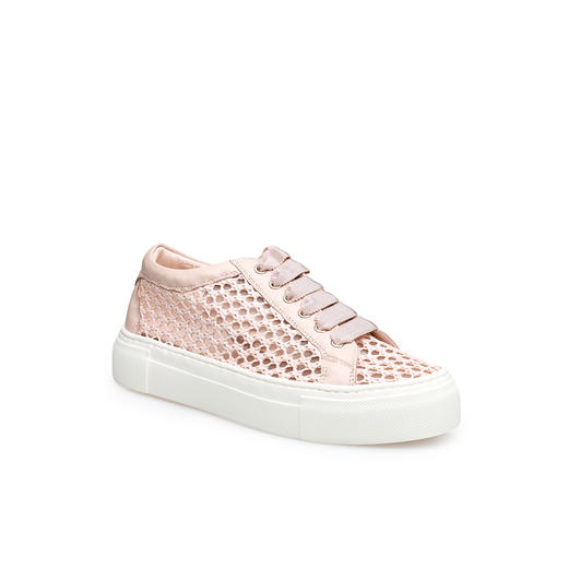 豪麟名鞋AGL女鞋时尚休闲鞋织物+羊皮革D925223P咖啡 商品图0