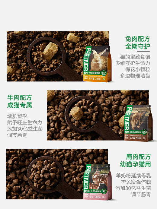 帕特全价成年期猫粮 （牛肉配方、生骨肉混合） 商品图3