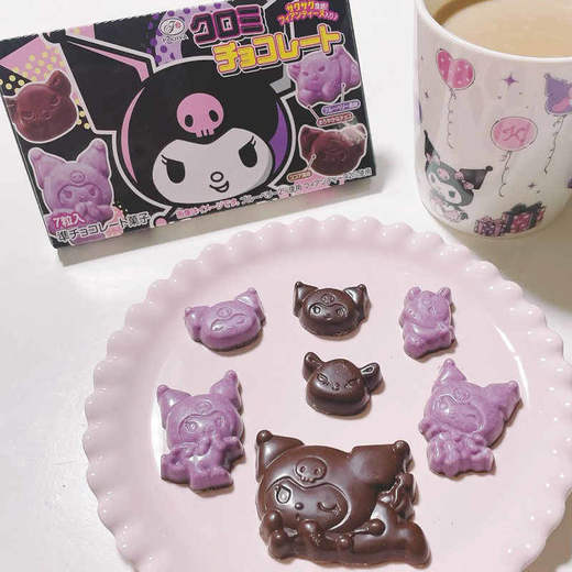 【新品限时购】不二家库洛米蓝莓可可味巧克力制品 35g/045607  商品图1