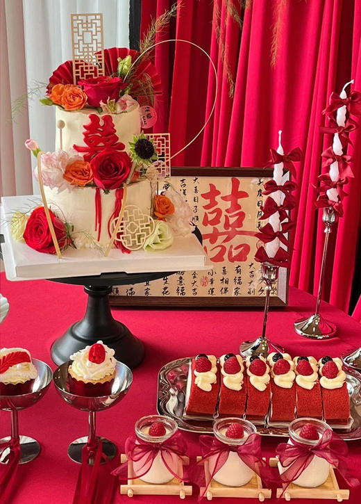 中式婚礼甜品台 商品图2