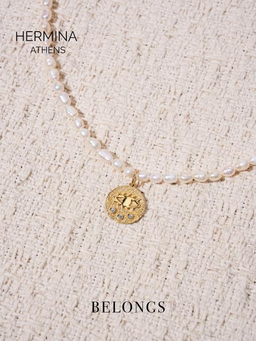北京仓｜Hermina Athens-Mini Kressida-守护之眼 珍珠 项链［希腊设计师］ 商品图2