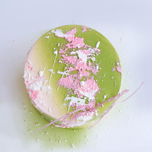 2026新版「金牛座」牛油果草莓奶昔味蛋糕｜十二星座唯美星空系列 商品图2