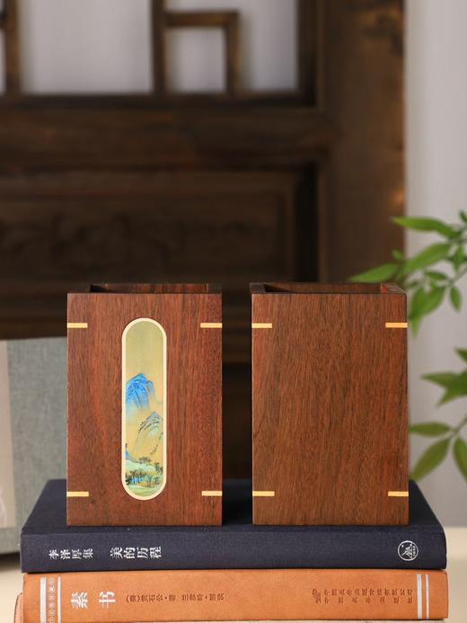 千里江山笔筒 商品图0
