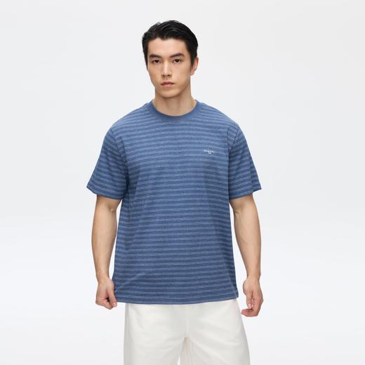 Oneup条纹box短袖 商品图0