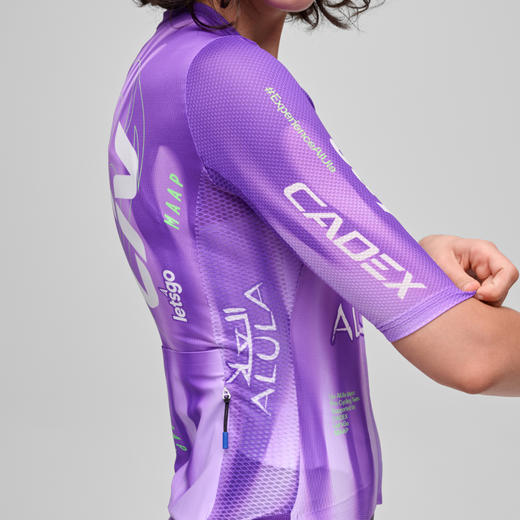 MAAP X GreenEDGE 女士 Pro Air Jersey 3.0 车队版 短袖骑行服 霓虹紫 商品图3