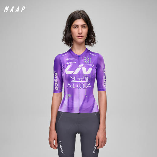 MAAP X GreenEDGE 女士 Pro Air Jersey 3.0 车队版 短袖骑行服 霓虹紫 商品图0