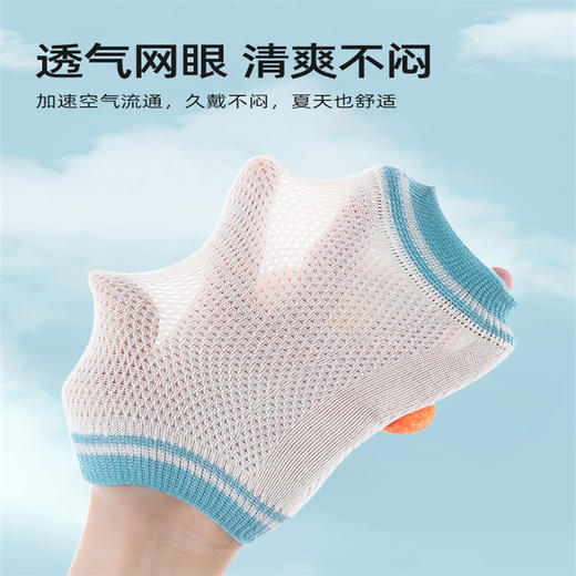 贝肽斯婴儿护膝夏季宝宝学步爬行防摔膝盖护肘小孩儿童护垫套神器 商品图3