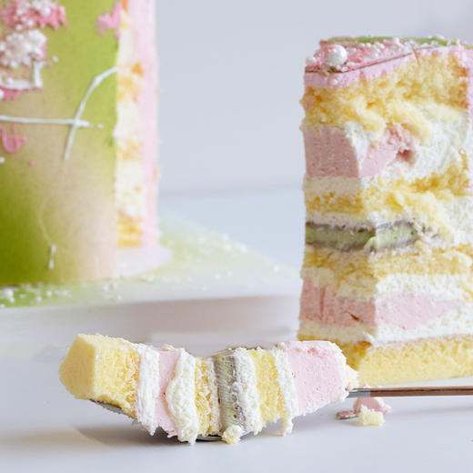 2026新版「金牛座」牛油果草莓奶昔味蛋糕｜十二星座唯美星空系列 商品图8