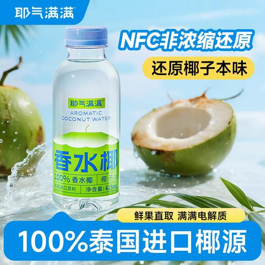 【月月精选】425ml耶气满满香水椰 天然电解质 商品图0