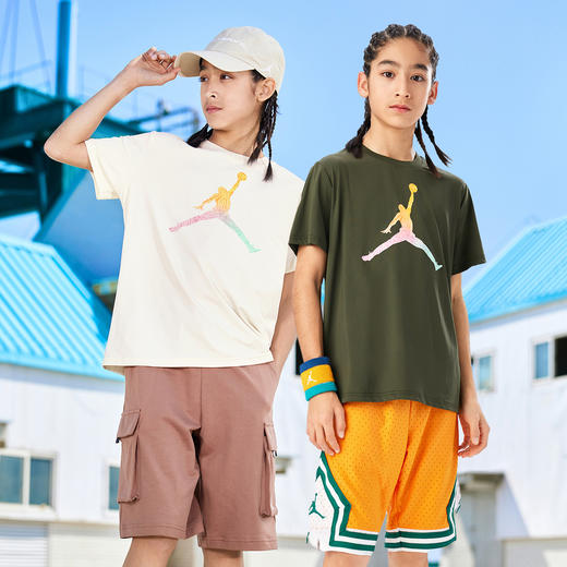 JORDAN 夏 大童小童 短袖T恤 JDB-TE-G169 商品图3