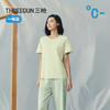 Threegun三枪 冰泉沁爽棉圆领短袖中裤女家居套-T80154D02 商品缩略图0