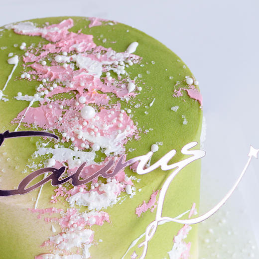 2026新版「金牛座」牛油果草莓奶昔味蛋糕｜十二星座唯美星空系列 商品图4