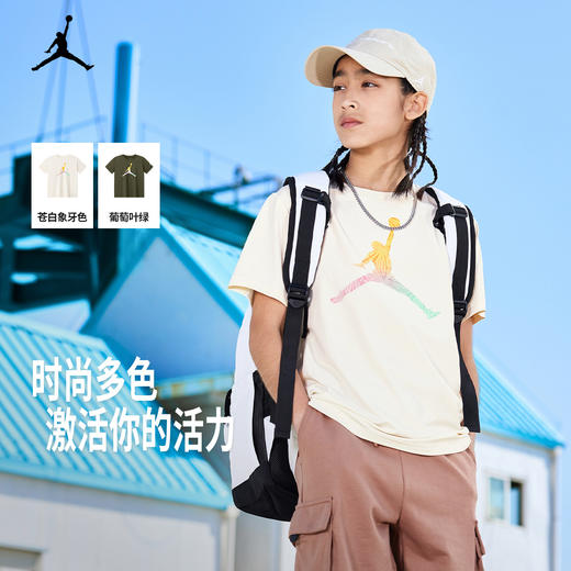 JORDAN 夏 大童小童 短袖T恤 JDB-TE-G169 商品图2