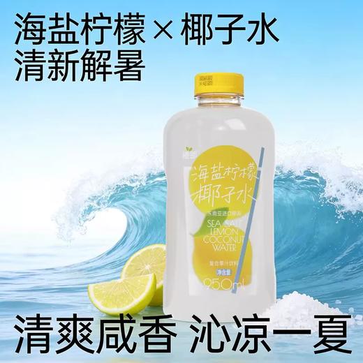 【月月精选】950ml植邻海盐柠檬椰子水 运动补水首选 商品图0