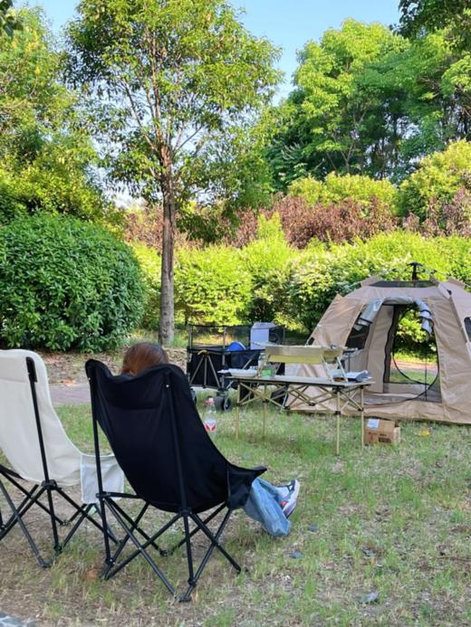 严选 | 老巴丁户外折叠椅 黑色/卡其/绿色 商品图7