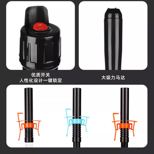 美国 电动液体输入泵 汽车油箱抽油 电池式带枪嘴 多用式 商品图4